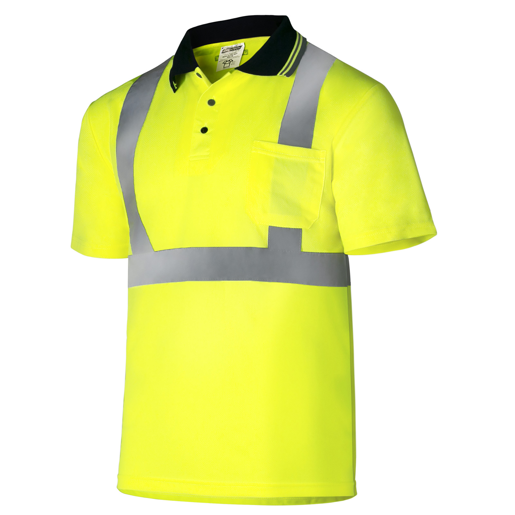 Hi-Vis Reflective Safety Polo Shirt